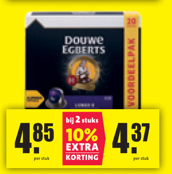 Douwe Egberts   koffiecups folder aanbieding bij  Nettorama - details