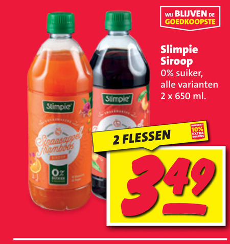 Slimpie   limonadesiroop folder aanbieding bij  Nettorama - details