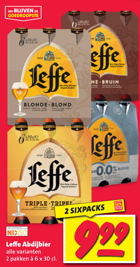 Leffe   speciaalbier folder aanbieding bij  Nettorama - details