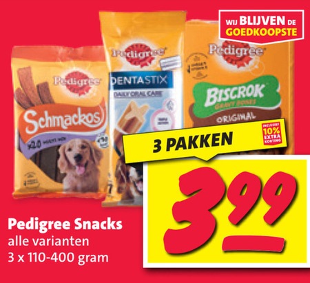 Pedigree Dentastix   hondensnacks folder aanbieding bij  Nettorama - details