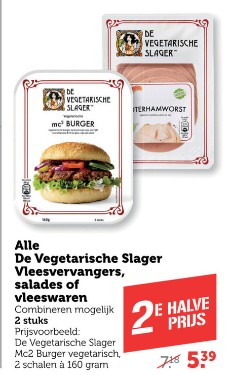 De vegetarische Slager   vegetarisch folder aanbieding bij  Coop - details