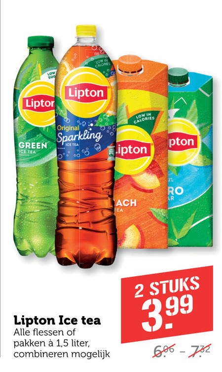 Lipton   ice tea folder aanbieding bij  Coop - details