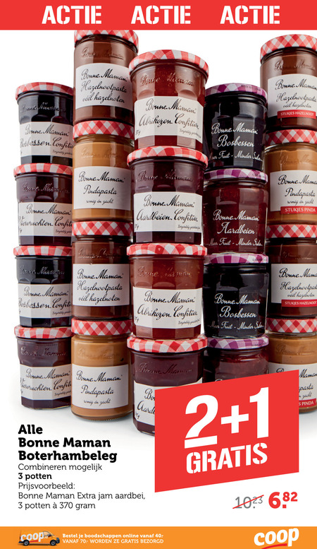 Bonne Maman   jam folder aanbieding bij  Coop - details