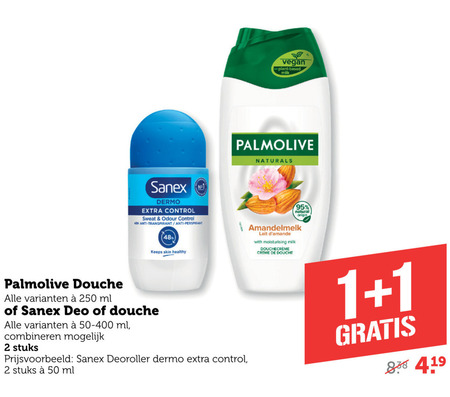 Sanex   douchegel folder aanbieding bij  Coop - details