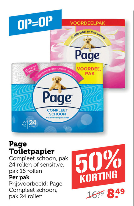 Page   toiletpapier folder aanbieding bij  Coop - details