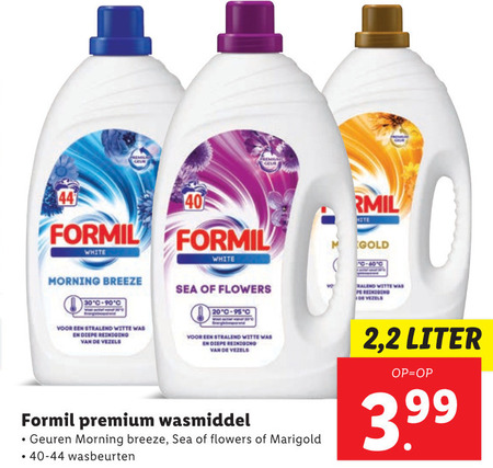 Formil   wasmiddel folder aanbieding bij  Lidl - details