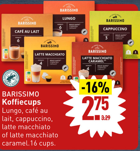 Barissimo   dolce gusto capsules folder aanbieding bij  Aldi - details