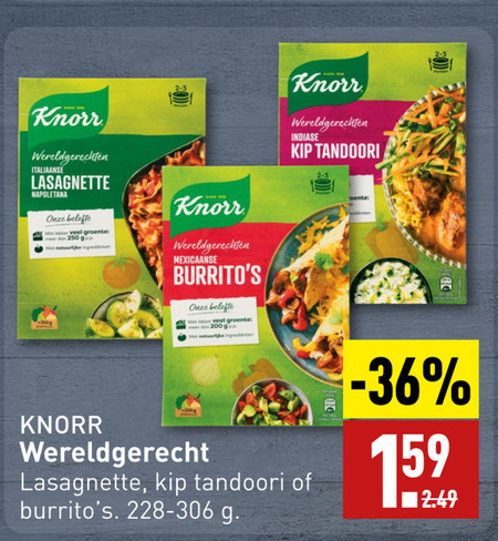 Knorr   maaltijdmix folder aanbieding bij  Aldi - details