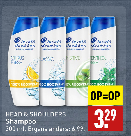 Head and Shoulders   shampoo folder aanbieding bij  Aldi - details