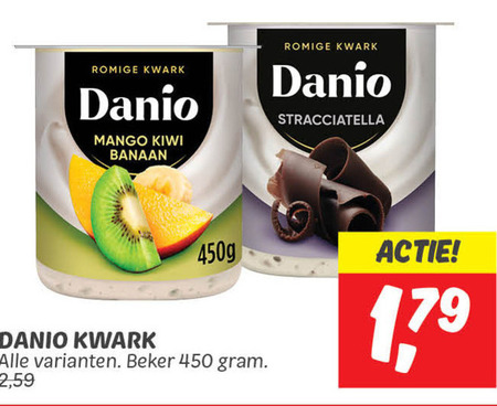 Danone Danio   kwark folder aanbieding bij  Dekamarkt - details