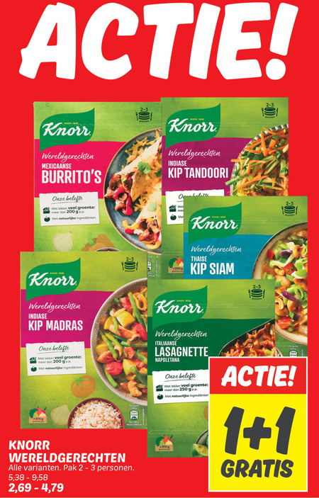 Knorr   maaltijdmix folder aanbieding bij  Dekamarkt - details