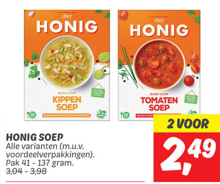 Honig   soep folder aanbieding bij  Dekamarkt - details