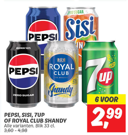 Pepsi   frisdrank, cola folder aanbieding bij  Dekamarkt - details