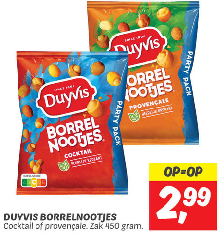 Duyvis   borrelnootjes folder aanbieding bij  Dekamarkt - details