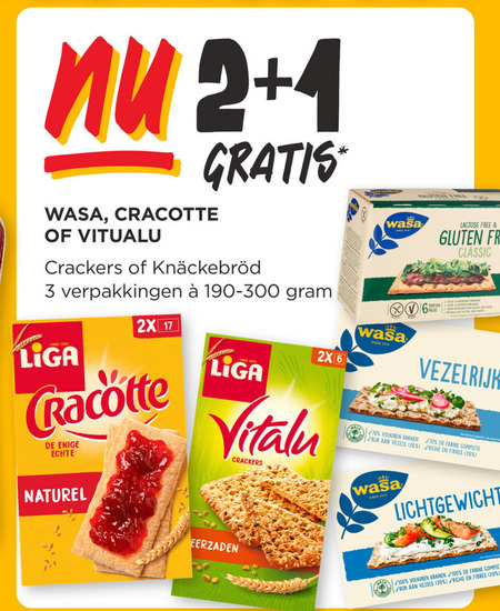 Wasa   crackers folder aanbieding bij  Jumbo - details