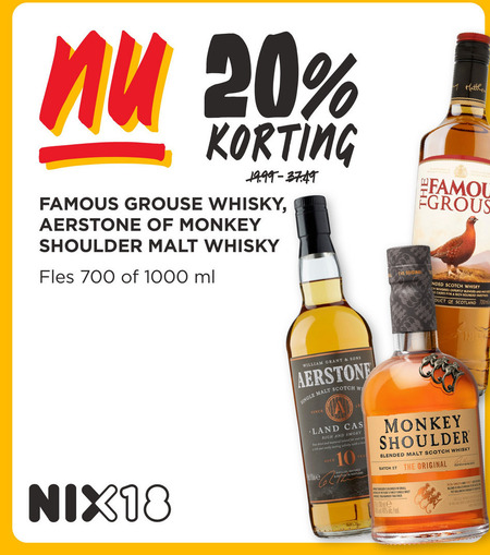 Monkey Shoulder   whisky folder aanbieding bij  Jumbo - details