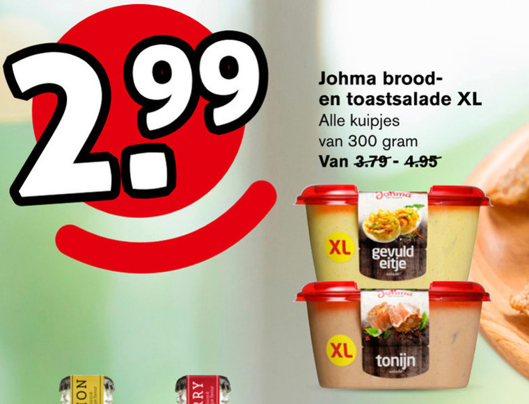 Johma   salade folder aanbieding bij  Hoogvliet - details