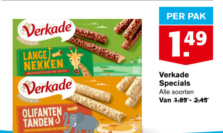 Verkade   biscuits folder aanbieding bij  Hoogvliet - details