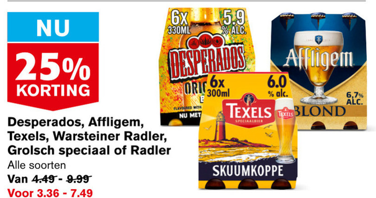 Desperados   speciaalbier folder aanbieding bij  Hoogvliet - details