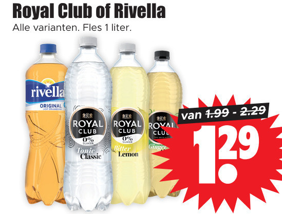 Rivella   frisdrank folder aanbieding bij  Dirk - details