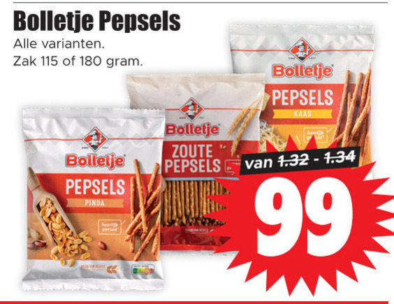 Bolletje   zoutje folder aanbieding bij  Dirk - details