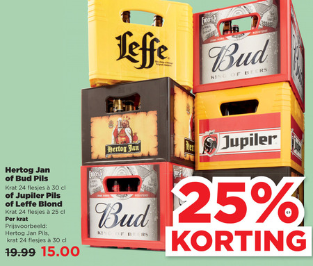 Bud   krat bier folder aanbieding bij  Plus Vandaag - details