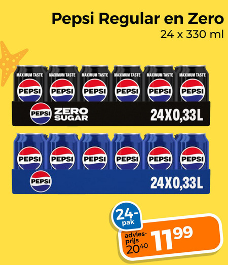 Pepsi   cola folder aanbieding bij  Trekpleister - details