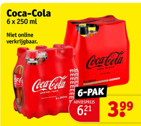 Coca-Cola   cola folder aanbieding bij  Kruidvat - details