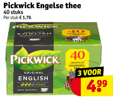 Pickwick   thee folder aanbieding bij  Kruidvat - details