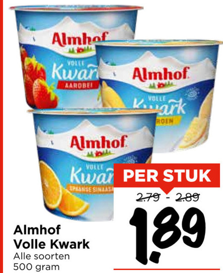 Almhof   kwark folder aanbieding bij  Vomar - details