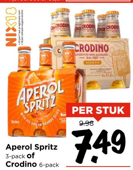 Crodino   aperitief folder aanbieding bij  Vomar - details