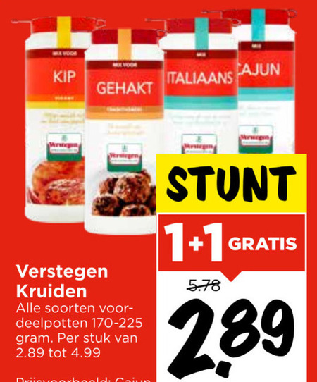 Verstegen   kruiden folder aanbieding bij  Vomar - details