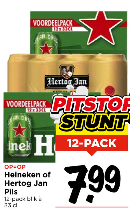 Hertog Jan   blikje bier folder aanbieding bij  Vomar - details