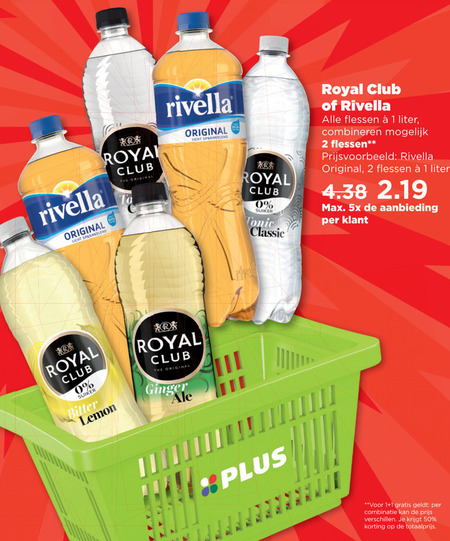 Rivella   frisdrank folder aanbieding bij  Plus - details