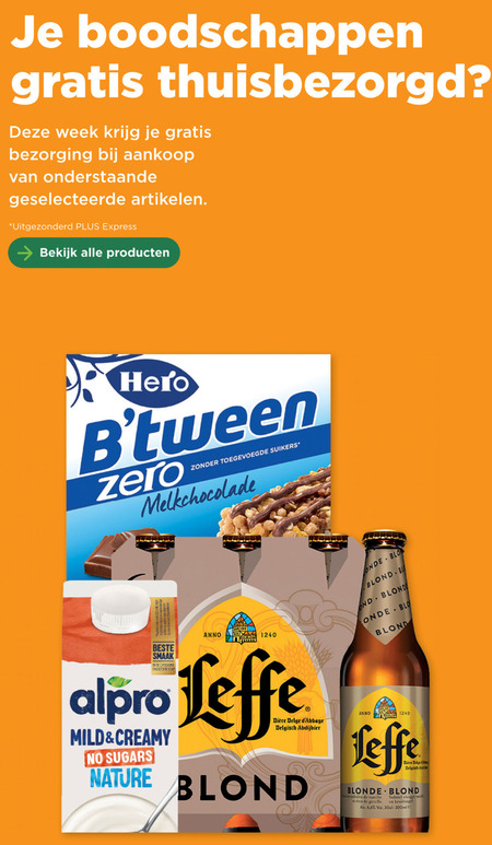 Leffe   speciaalbier folder aanbieding bij  Plus - details