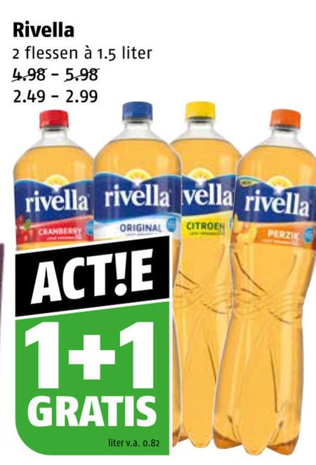 Rivella   frisdrank folder aanbieding bij  Poiesz - details