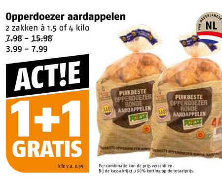 Opperdoezer   aardappelen folder aanbieding bij  Poiesz - details