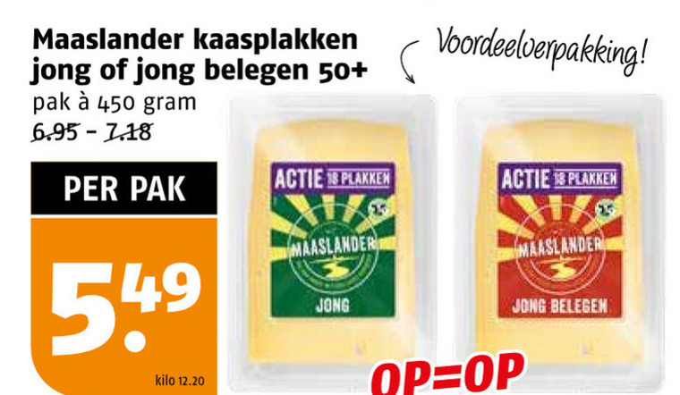 Maaslander   kaasplakken folder aanbieding bij  Poiesz - details