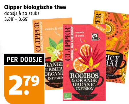 Clipper   thee folder aanbieding bij  Poiesz - details