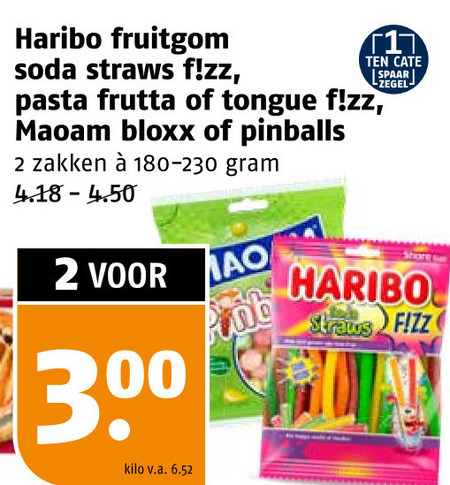 Haribo   snoep folder aanbieding bij  Poiesz - details