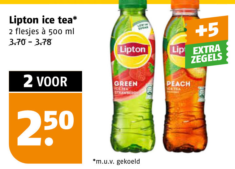 Lipton   ice tea folder aanbieding bij  Poiesz - details