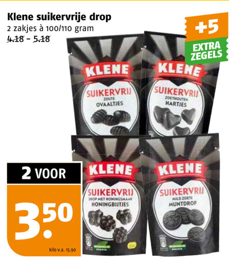 Klene   drop folder aanbieding bij  Poiesz - details