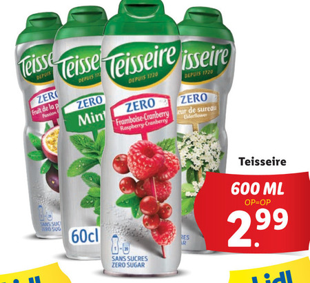 Teisseire   limonadesiroop folder aanbieding bij  Lidl - details