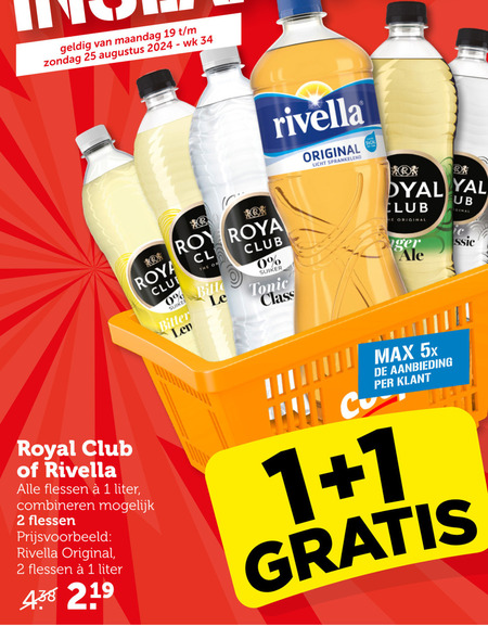 Rivella   frisdrank folder aanbieding bij  Coop - details