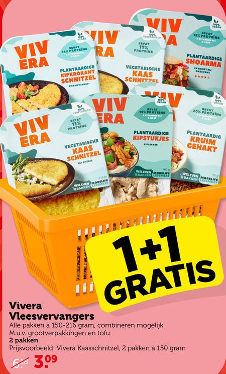 Vivera   vegetarisch folder aanbieding bij  Coop - details