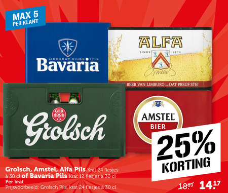 Alfa   krat bier folder aanbieding bij  Coop - details