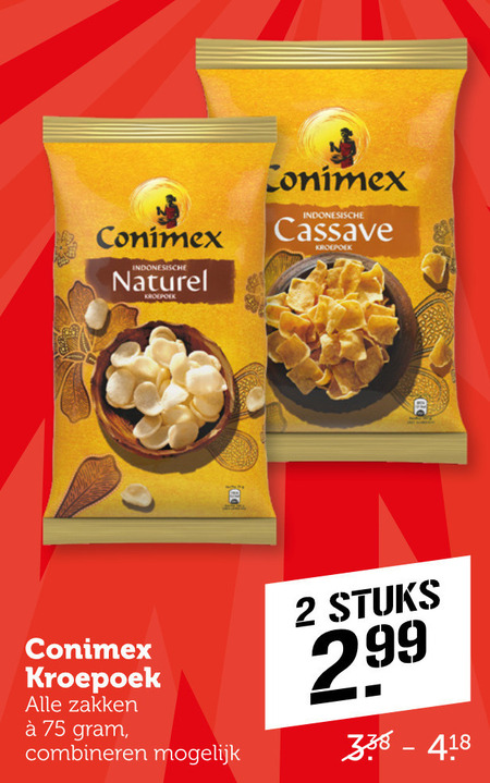 Conimex   kroepoek folder aanbieding bij  Coop - details