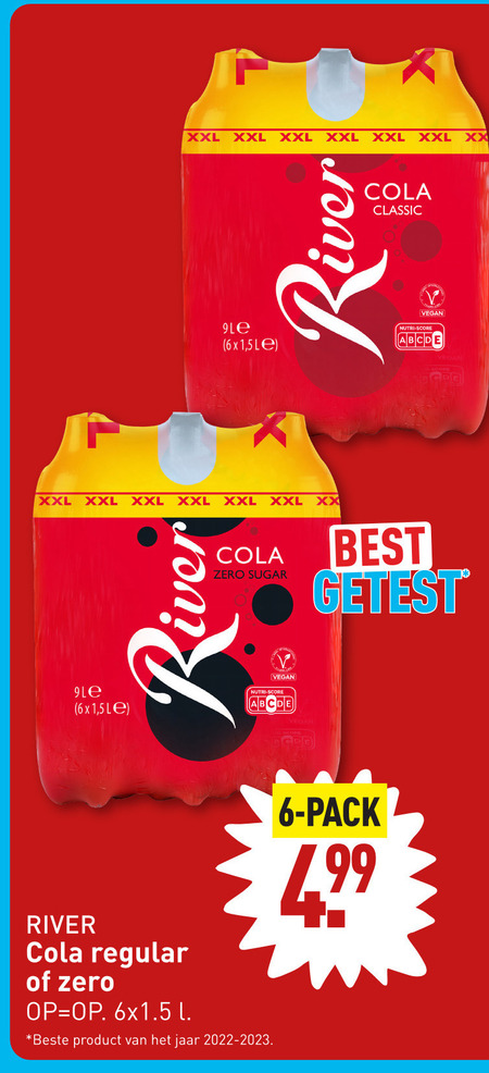 River   cola folder aanbieding bij  Aldi - details