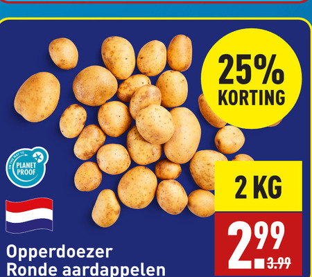 Opperdoezer   aardappelen folder aanbieding bij  Aldi - details