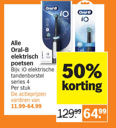 Braun Oral-B   electrische tandenborstel folder aanbieding bij  Albert Heijn - details